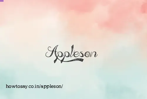 Appleson