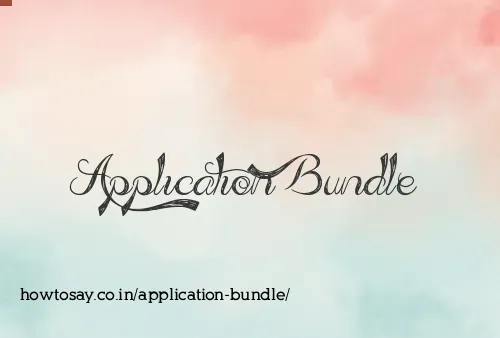 Application Bundle
