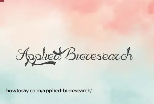 Applied Bioresearch