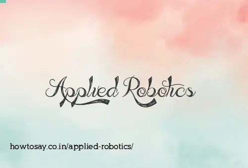 Applied Robotics
