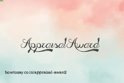 Appraisal Award