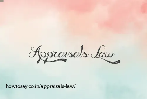 Appraisals Law