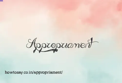 Appropriament