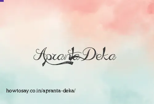 Apranta Deka