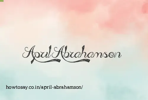 April Abrahamson