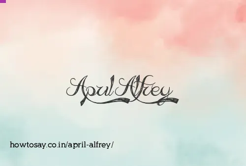 April Alfrey