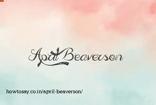 April Beaverson