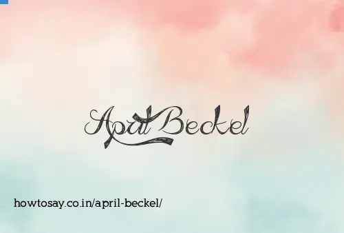 April Beckel