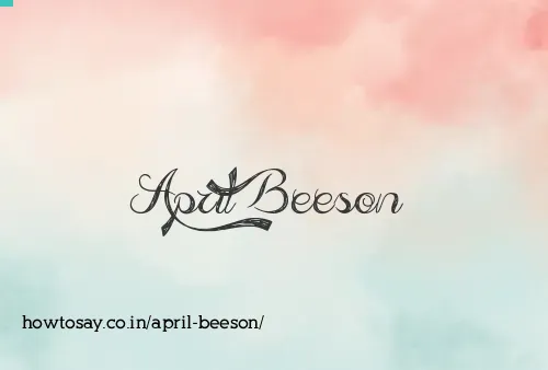 April Beeson