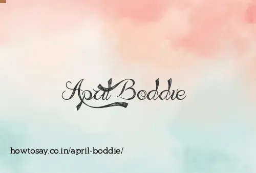April Boddie