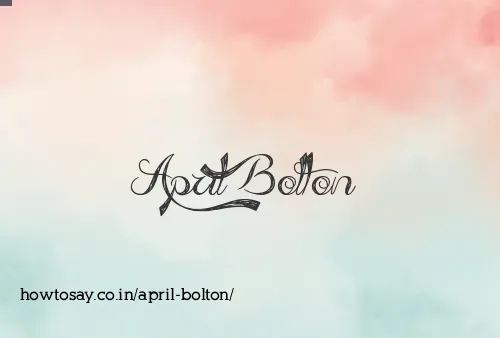 April Bolton