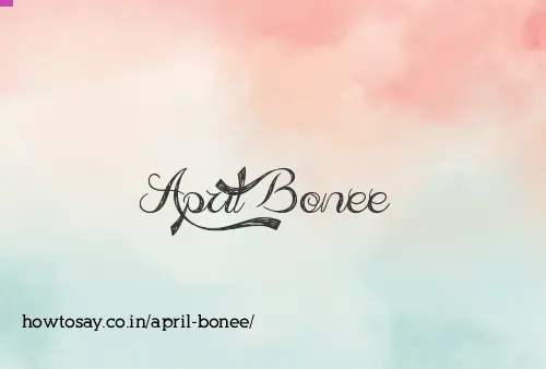 April Bonee