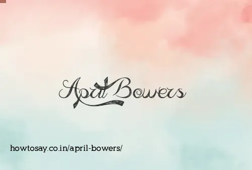 April Bowers