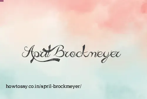 April Brockmeyer