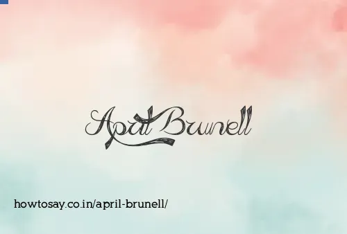 April Brunell