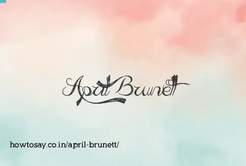 April Brunett