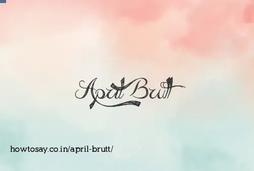 April Brutt