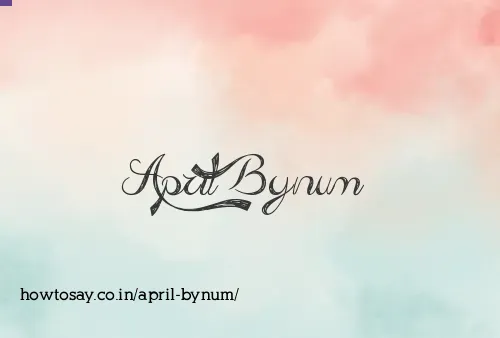 April Bynum