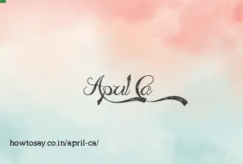 April Ca