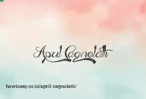 April Cagnolatti
