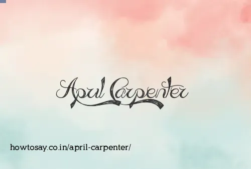 April Carpenter