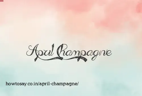 April Champagne
