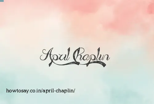 April Chaplin