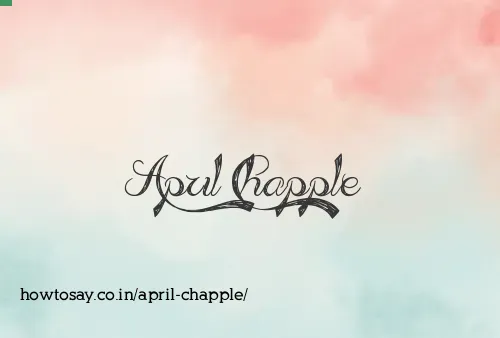 April Chapple