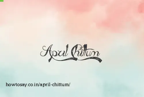 April Chittum