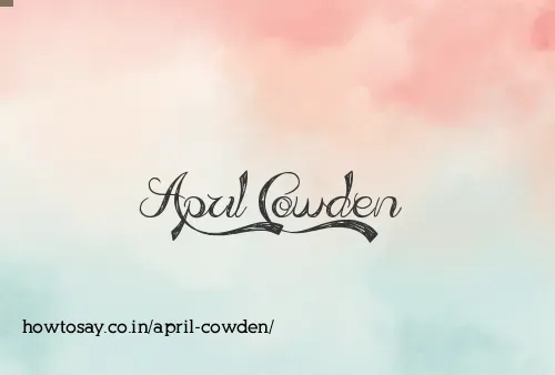 April Cowden