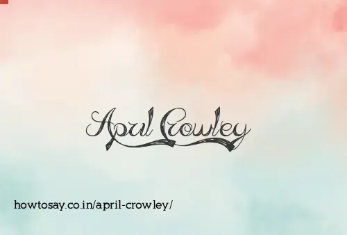 April Crowley