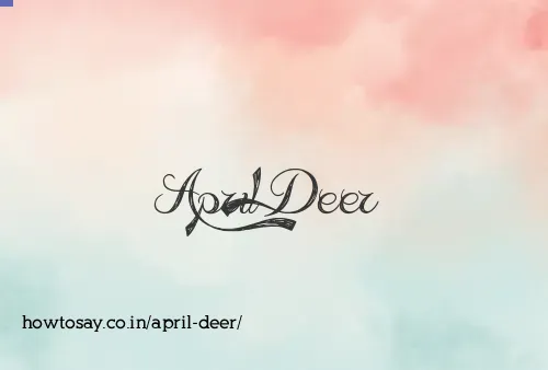 April Deer