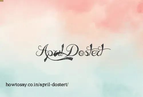 April Dostert