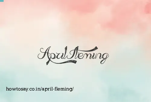 April Fleming