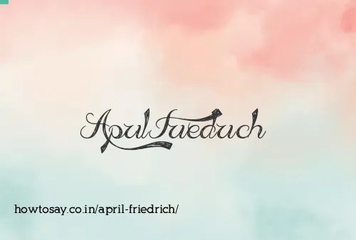 April Friedrich