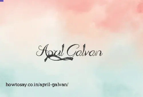April Galvan