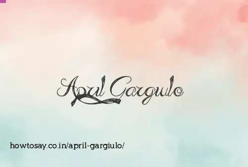 April Gargiulo
