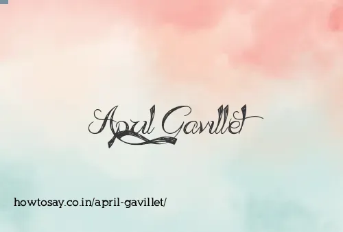 April Gavillet