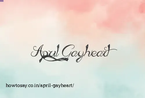 April Gayheart