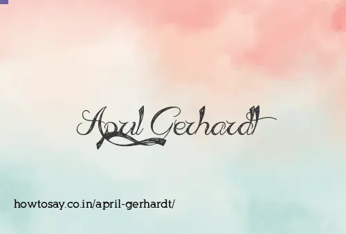 April Gerhardt