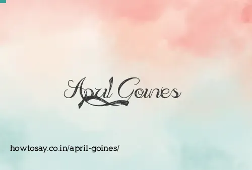 April Goines