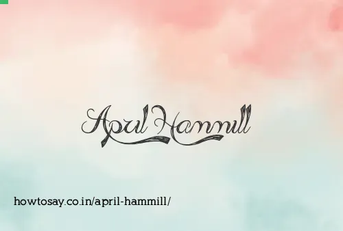 April Hammill