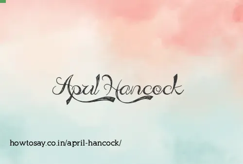 April Hancock