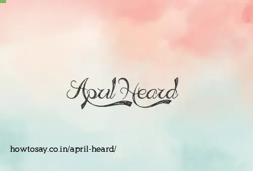 April Heard