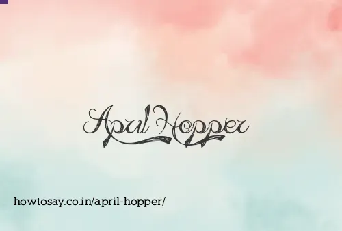April Hopper