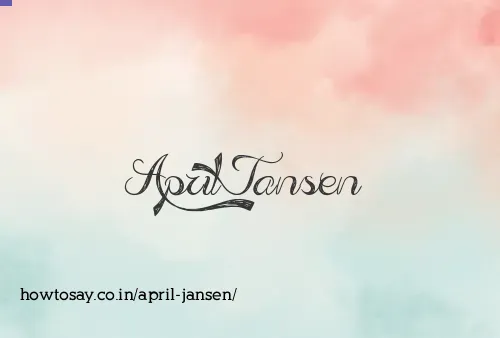 April Jansen