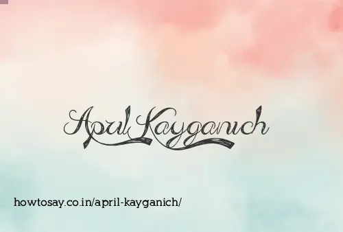 April Kayganich