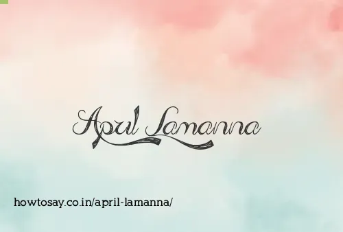 April Lamanna