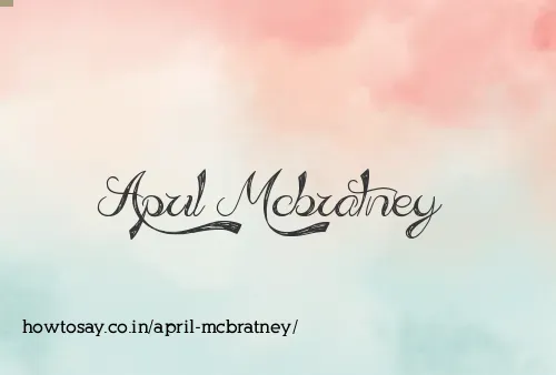 April Mcbratney