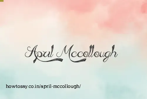 April Mccollough